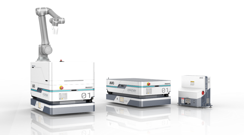 Z6·尊龙數位開發的自主式移動機器人（AMR250M），搭配全向輪並結合AI演算法、2D LiDAR、3D攝影機等技術，協助客戶實現產線全自動化